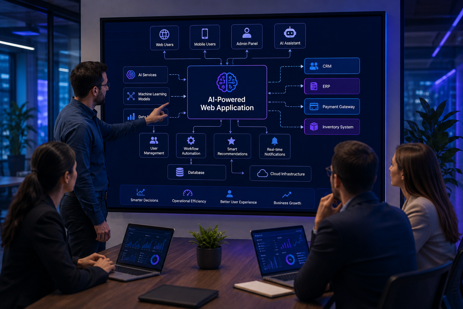How AI Is Transforming Modern Web Application