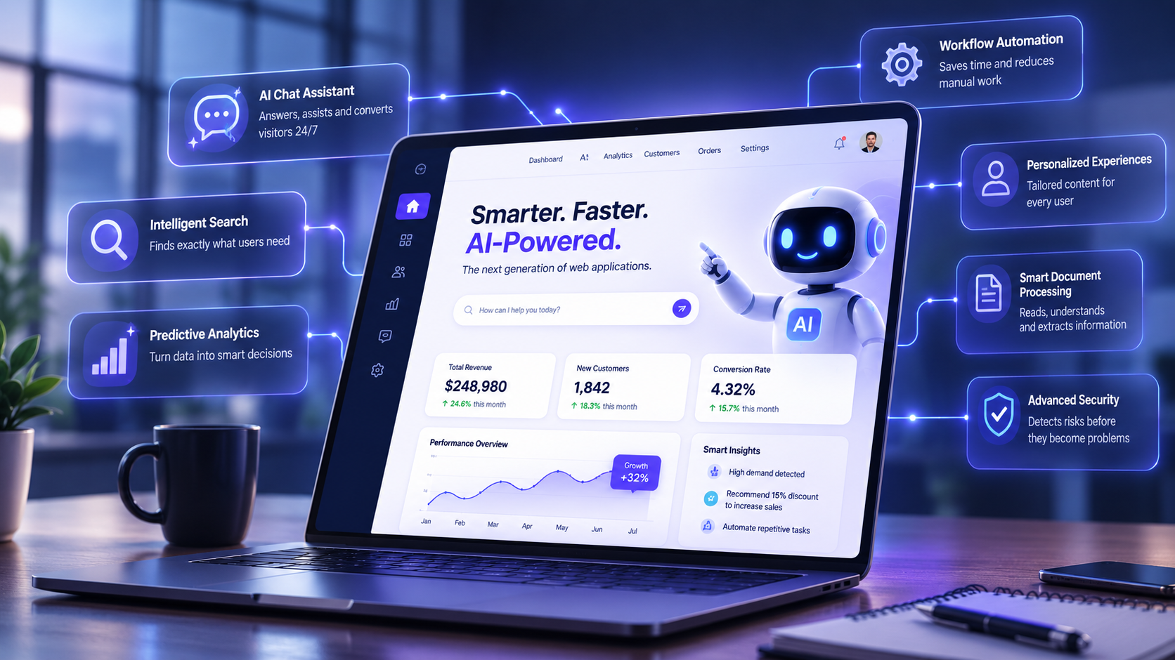 How AI Is Transforming Modern Web Applications